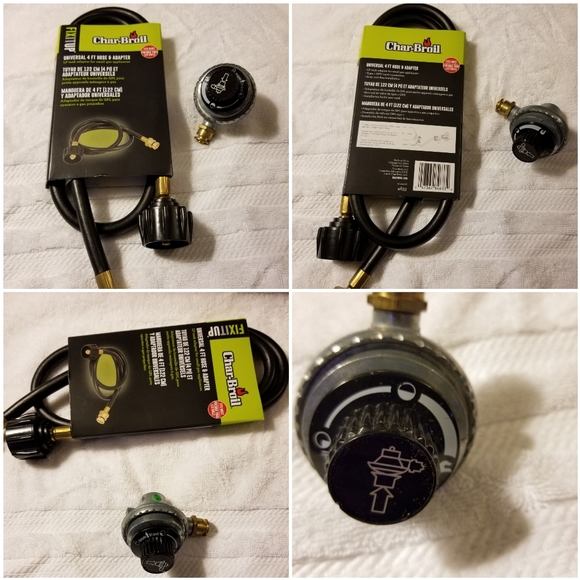 🔥New CHAR-BROIL Universal 4ft hose and Adapter. 🔥 - Picture 5 of 5